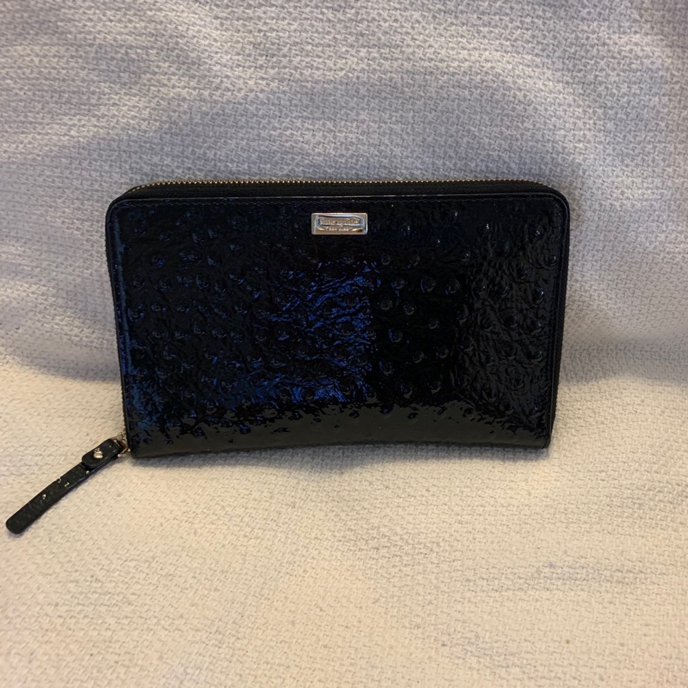 Kate Spade Patent Leather Travel Wallet